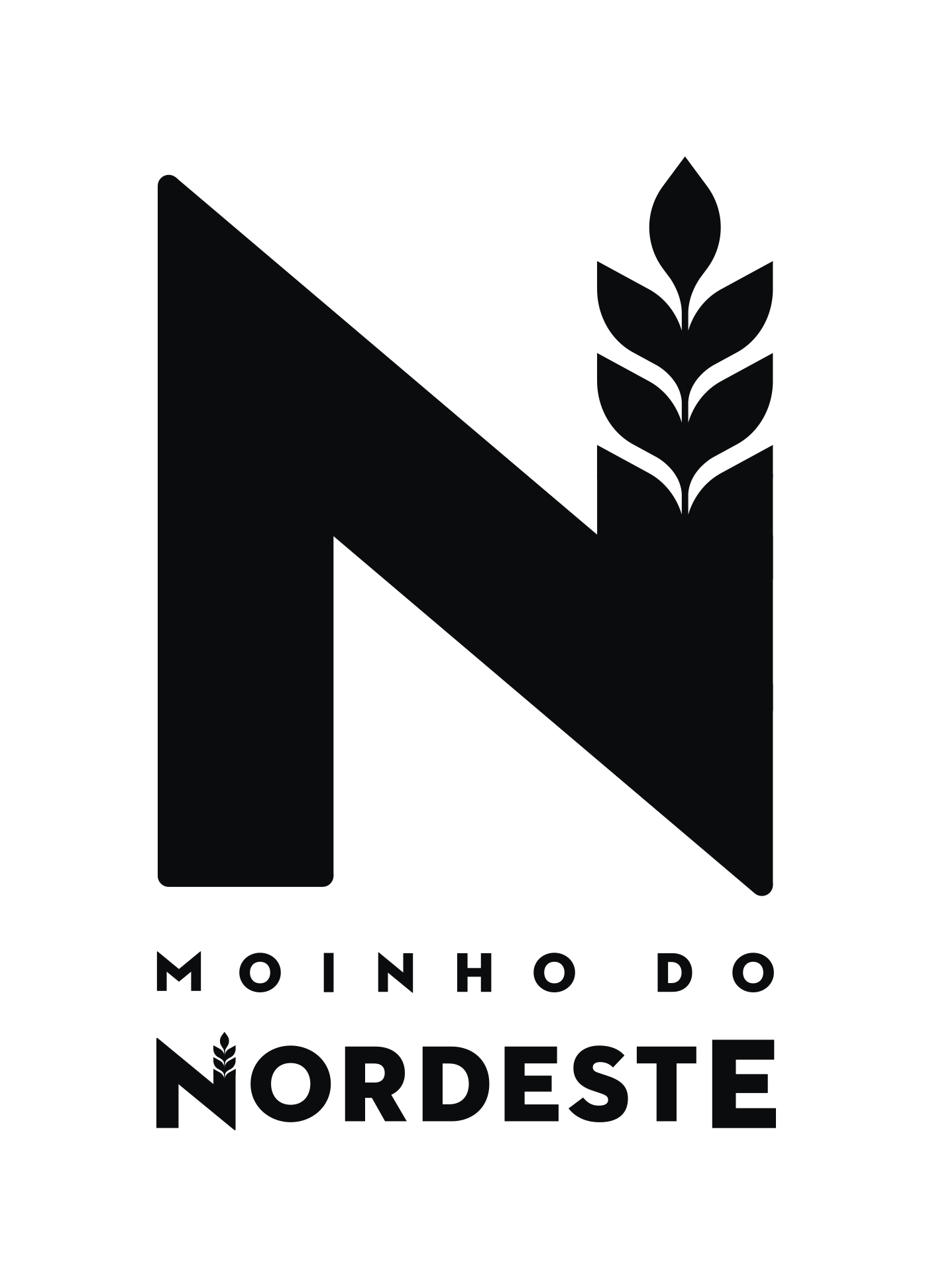 Logotipo Vertical Moinho do Nordeste